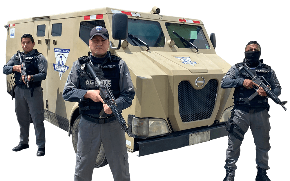 Guardia de seguridad en servicio
